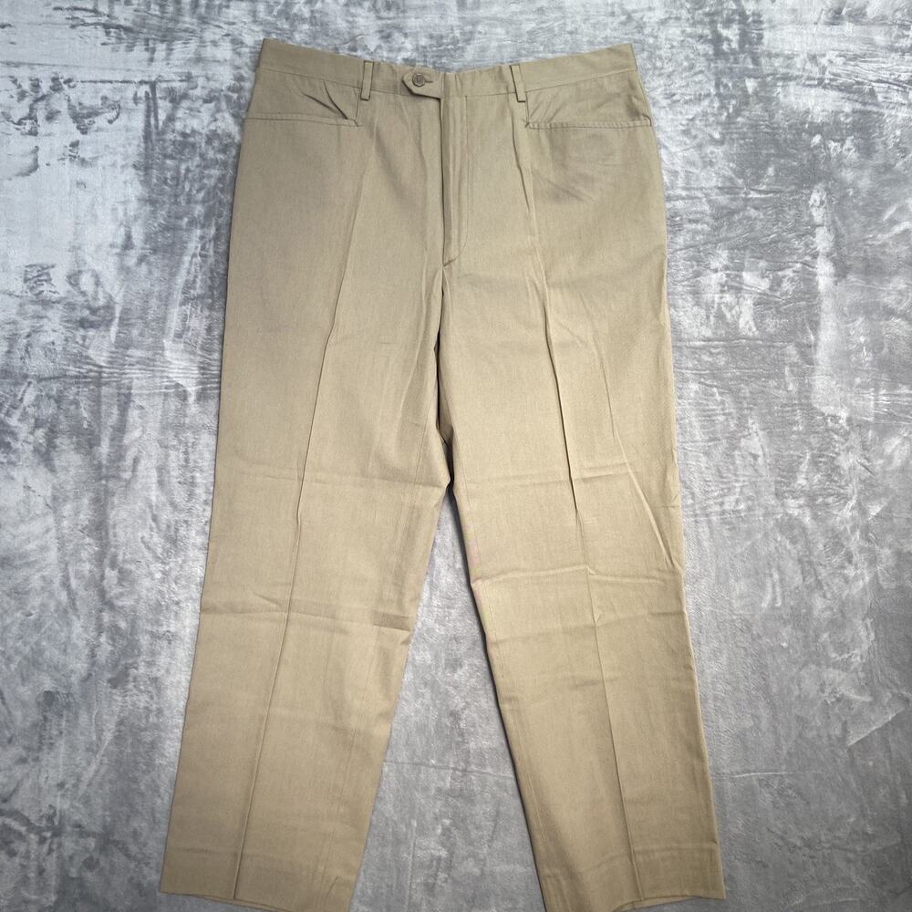 Napoleon Italian Dress Pants Men's Size 54 *US‎ Size 38* Beige